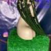 36-Inch Box Braid Wig in Camouflage Green