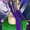 Box Braid bold purple