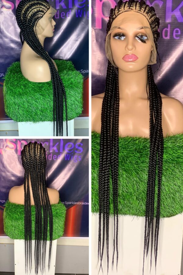 Rice and Beans All Back Wig Natural 1b